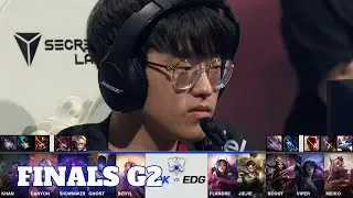 DK vs EDG - Game 2 | Grand Finals S11 LoL Worlds 2021 | DAMWON Kia vs Edward Gaming - G2 full game