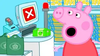 The Grocery Shop Self-Checkout 🛒 | Peppa Pig Tales Full Episodes