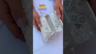 Amazing & unique designer silver purse, with 67% discount extra discount on website 