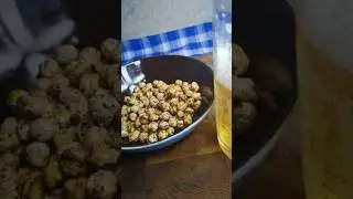 Закуска к пиву жареный горох(нут)как орешки, только лучше!fried peas for beer