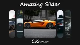 Amazing Image Slider only CSS | Slider CSS Only