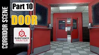 BLENDER/SUBSTANCE PAINTER: CORRIDOR SCENE (PART 10)