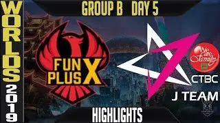 FPX vs JT Highlights Game 2 | S9 Worlds 2019 Group B Day 5 | FunPlus Phoenix vs CTBC J Team