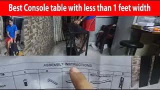 Hindi | Best Console table with less than 1 feet width |  Best Narrow Console Tables