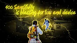 400 Sensi Is Blessing For Low End Device | Pubg Mobile Montage