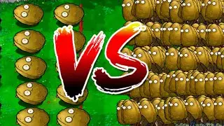 WALL-NUT 2 VS ALL ZOMBOTANY| Plants vs Zombies