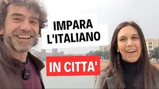 Impara l'Italiano in Città | Italian City Vocabulary| Italian Daily Life🛴🛻🚦🇮🇹 (sub ENG/ITA)