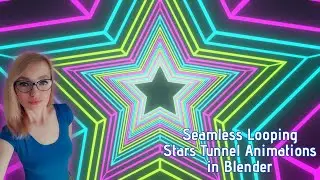 Seamless Looping Star Tunnel Animation in Blender