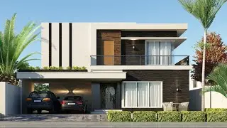 Decent House Design for Overseas | 1 Kanal (50X90) Sweet Modern House | Ahyan Architects & Builders