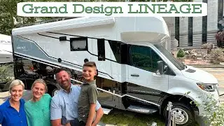 Grand Design's FIRST Class C RV // Introducing Lineage // Casual Walk Thru // First Impressions