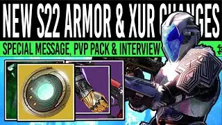 Destiny 2 | FREE NEW ARMOR & XUR CHANGES! PvP Map Pack, Year 7, Special Message, Interview & More!