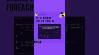 Javascript, Create Custom Foreach Function 