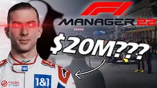 I got to Play F1 Manager 22 Early... Then Signed Latifi for $20 Million...