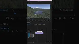 Easily Add Haze To Your Video #premierepro #tutorial