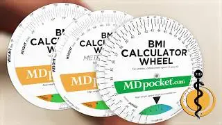 Calculating Body Mass Index (BMI) with Calculator Wheel from MDpocket