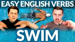 SWIM 🏊‍♂️ Easy English Verbs | English Comprehensible Input Beginner English Lesson