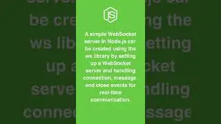 Creating a WebSocket Server in Node.js