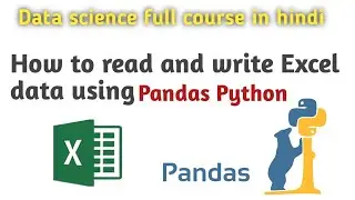 how to read and write excel data using pandas python