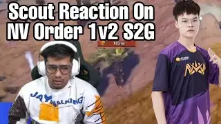 Scout Reaction On NV Order 1v2 S2G In PMGC GRAND FINALS 2021