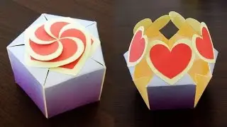 Gift box sealed with hearts - a smart way to present your gift - EzyCraft