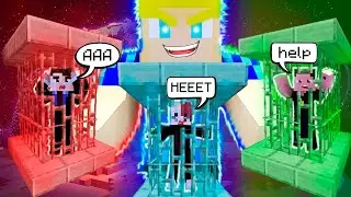 😈Я ЗАТОЧИЛ МОИХ ДРУЗЕЙ НА СЕРВЕРЕ В Minecraft!