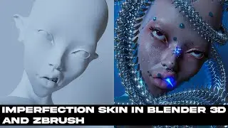 BLENDER 3D & ZBRUSH: IMPERFECTION SKIN MATERIAL