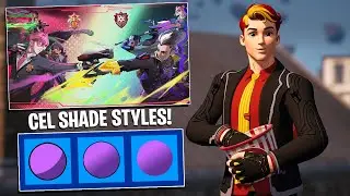 The INSANE Academy Champions Set - Cel Shade ON or OFF?! HUGE Cosmetic Update!!!