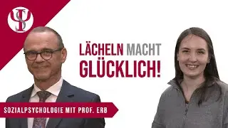 Lächeln macht glücklich | Die Facial-Feedback-Hypothese