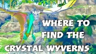 Where to find the crystal wyverns spawn locations for crystal isles