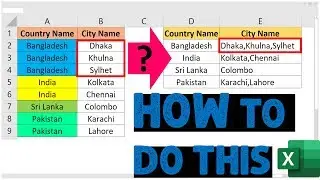 HOW TO DO THIS | TEXTJOIN & IF FUNCTION | EXCEL 2019