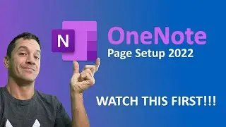 OneNote Unified (2022) Page Setup Guide - DON'T MISS starting out right with the New ONENOTE UPDATE