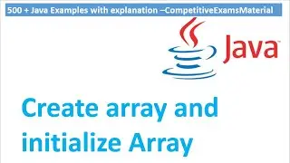 How to create an array and add elements in array?