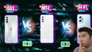 💥 UNRELEASED! SAMSUNG Galaxy M52 VS POCO X4 GT VS Motorola G82 | Check Loading Speed