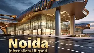 Noida international airport 3D model | India largest airport | Jewar International Airport 3D model