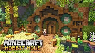 How to Build an Awesome Hobbit Hole in Minecraft!!! [Tutorial]