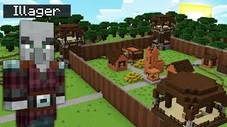 Ich besuche das PILLAGER DORF in Minecraft!