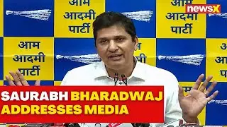 Saurabh Bharadwaj Addresses Media On Raid At Amanadullah Khan's Residence | NewsX