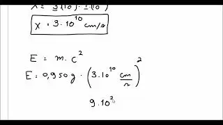 Fórmula de Albert Einstein / E=m.c2