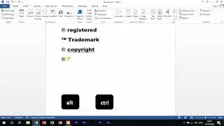 Computer Tips No. 13: How to write TradeMark, registered, copyright with ease