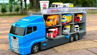 26 types of Tomica & Blue Cleaning Convoy [Unusual Cars]