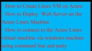 AZ-900 How To create Linux vm in Azure