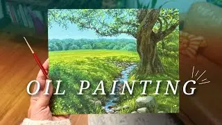 How I Paint Landscapes | Oil Painting Walkthrough