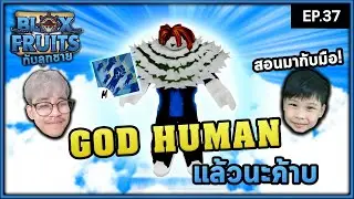 GOD HUMAN ก้าวแรกสู่สังเวียน ! | Bloxfruit กับลูกชาย EP37