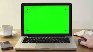 Using Laptop with a Green Screen at the Workplace