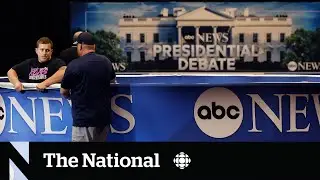 Stage is set for 1st (and maybe only) Trump, Harris debate