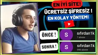 1 Dakikada SIFIRDAN 1000 Abone Nasıl Yaptım? YouTube Abone Artırma 2022