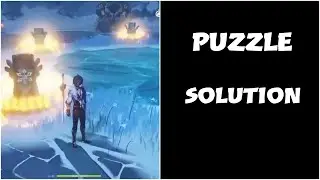 Entombed city outskirts puzzle genshin impact guide (ICE Ground)