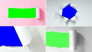 Paper Torn Green Screen Effect