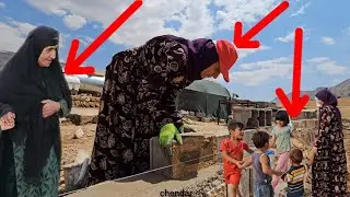 Nomadic mother's efforts to build a shelter and meet her grandmother