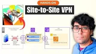 AWS Site-to-Site #vpn #handson - #hybrid #network #connectivity between #onpremise and #amazon #vpc